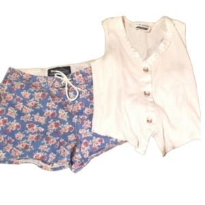 Vintage outfit juniors 11/ lg rose design